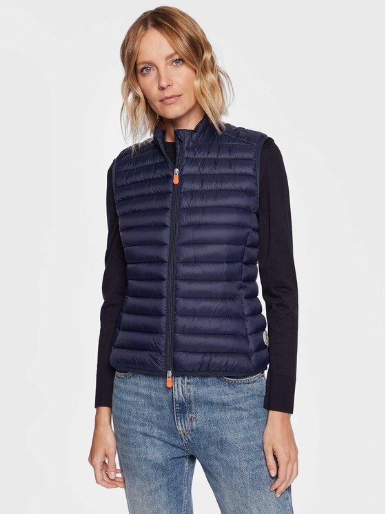 Save The Duck Vestă D85310W GIGA16 Bleumarin Regular Fit Bleumarin imagine noua