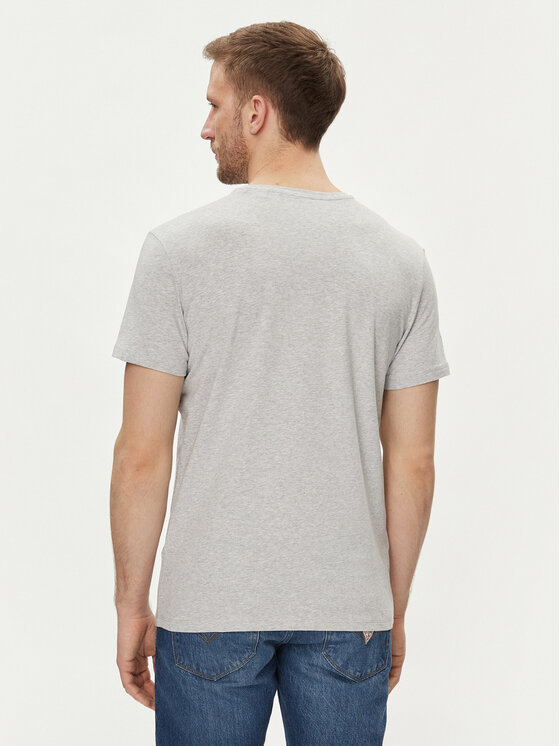 Guess Guess Тишърт Caleb U97M00 KCD31 Сив Slim Fit