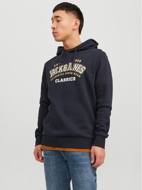 Sweatshirt Jack&Jones, Größe L Dunkelblau Logo 12233597