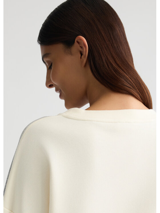 Liu Jo Liu Jo Felpa TA5048FS00010105 Bianco Regular Fit