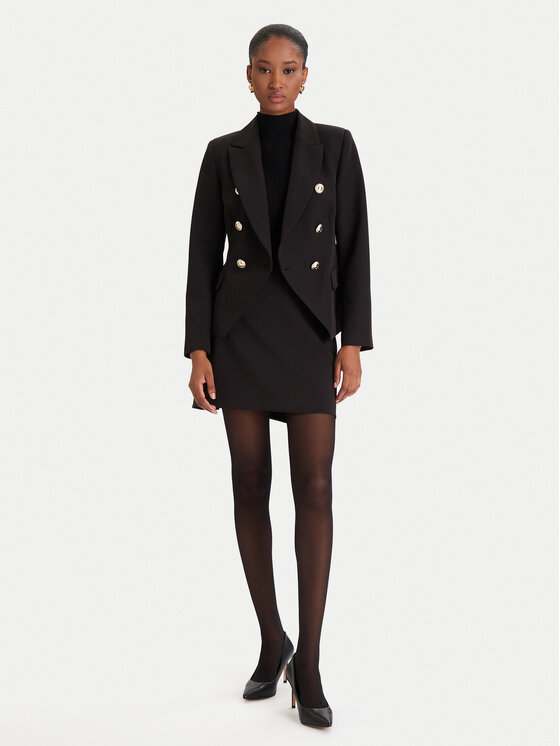 Rinascimento Rinascimento Suknja olovka CFC0125225003 Crna Slim Fit