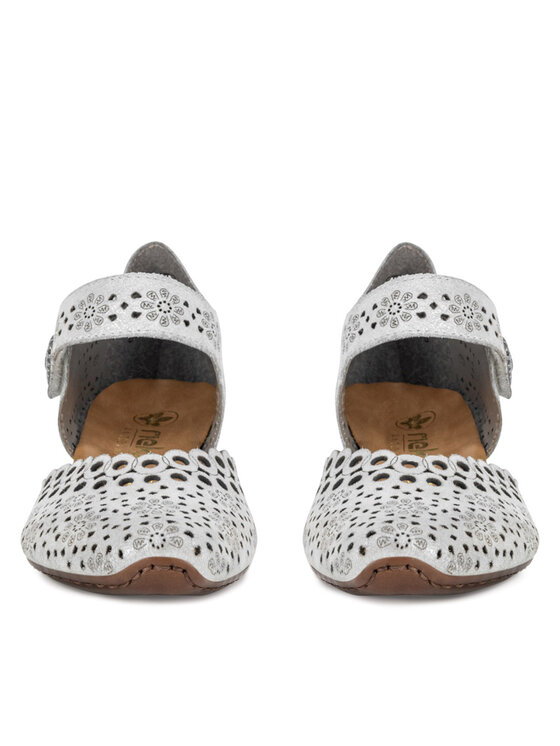 Rieker Rieker Pantofi 43753-90 Argintiu