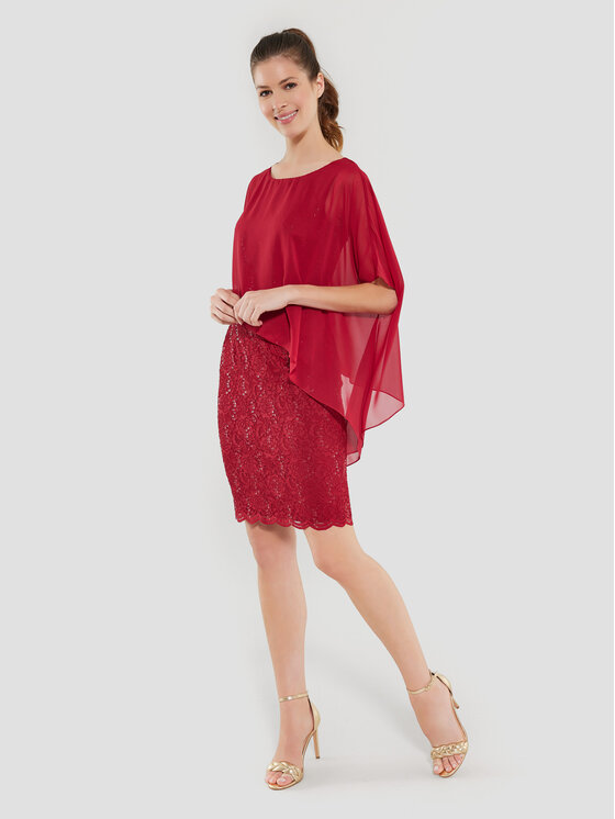 Swing Swing Coctailkleid 77760410 Rot Regular Fit