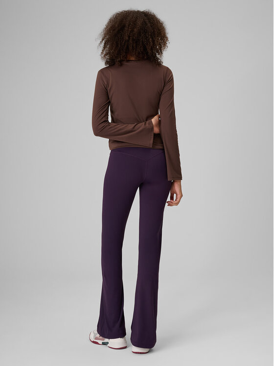 4F 4F Legginsy SPORT OFFICE Fioletowy Slim Fit