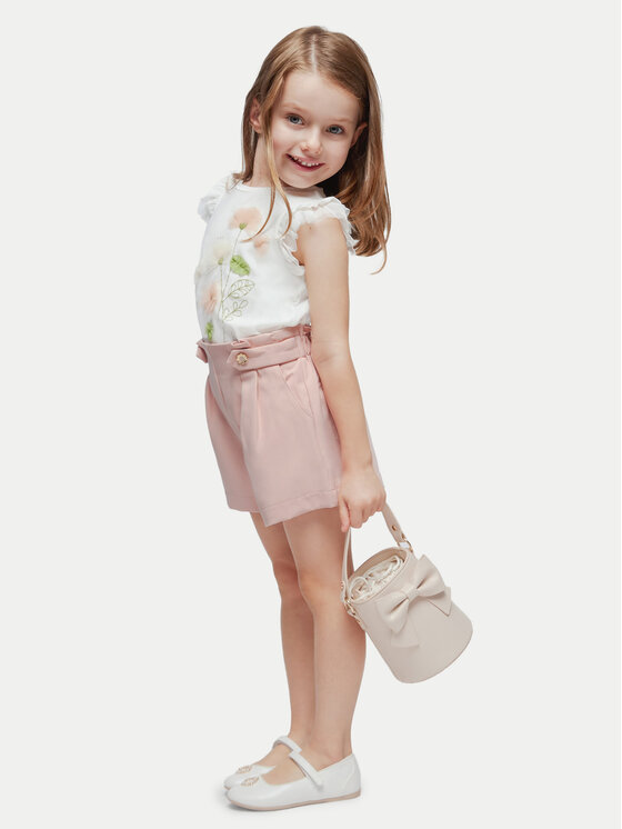 Mayoral Mayoral Шорти от плат 3250 Розов Regular Fit