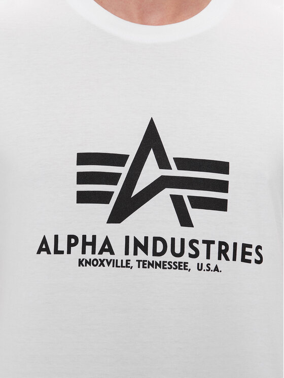 Alpha Industries Alpha Industries T-Shirt Basic 100501 Bílá Regular Fit