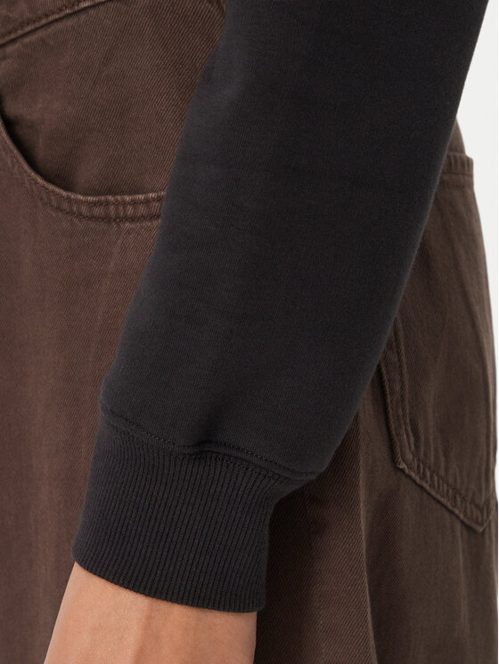 Dickies Dickies Sweatshirt Oakport DK0A4XJTBLK Schwarz Cropped Fit