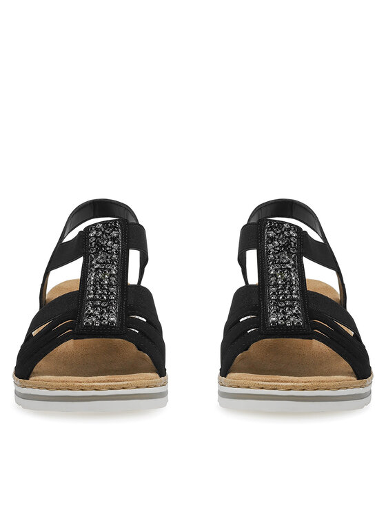 Rieker Rieker Sandali V0652-00 Nero