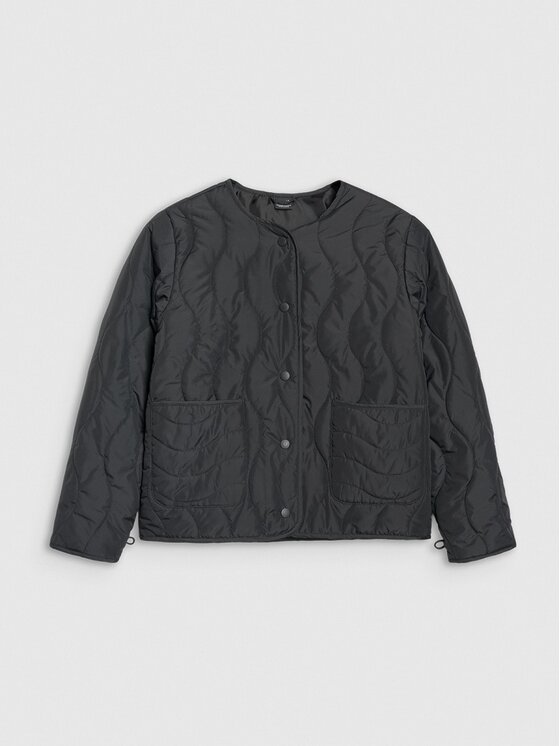 4F 4F Kurtka puchowa 4FJRAW25TDJAF0767-20S Czarny Oversize