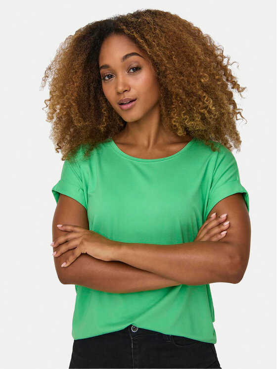 ONLY ONLY T-Shirt Moster 15106662 Grün Regular Fit