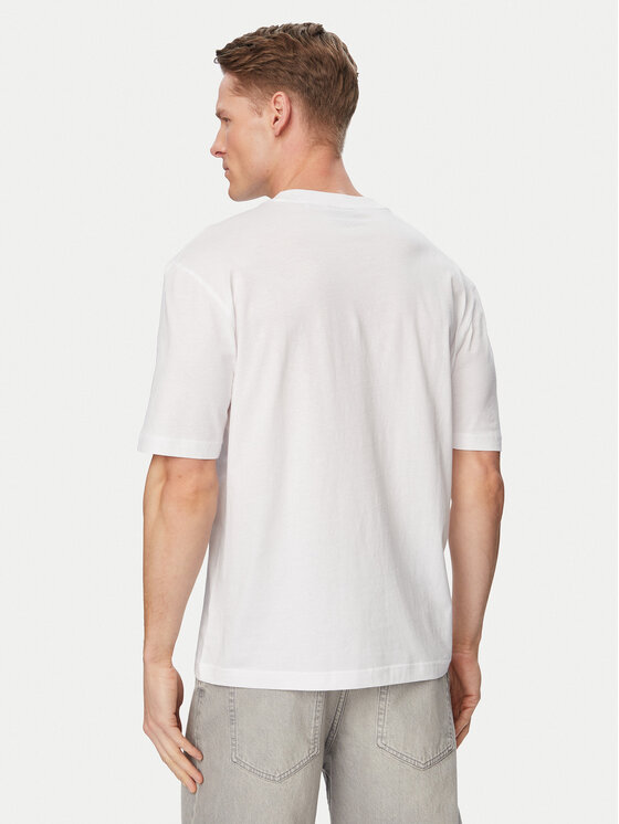 HUGO HUGO Футболка Norizom 50560112 Білий Regular Fit