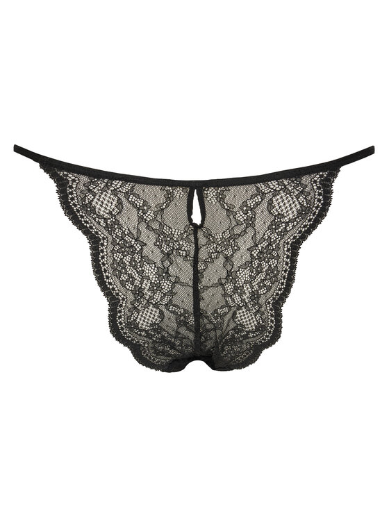 Hunkemöller Hunkemöller Apatinukas Babydoll Isabelle 205820 Juoda