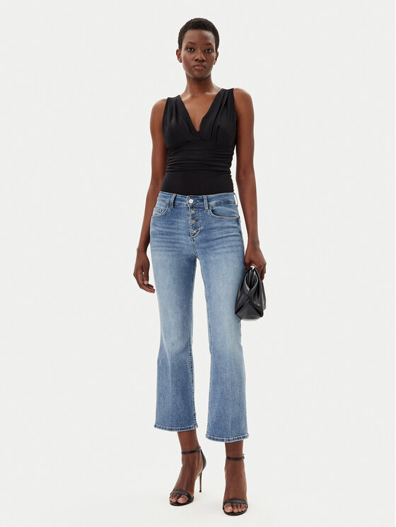 Liu Jo Liu Jo Traperice UA5040 D4615 Svijetloplava Bootcut Fit