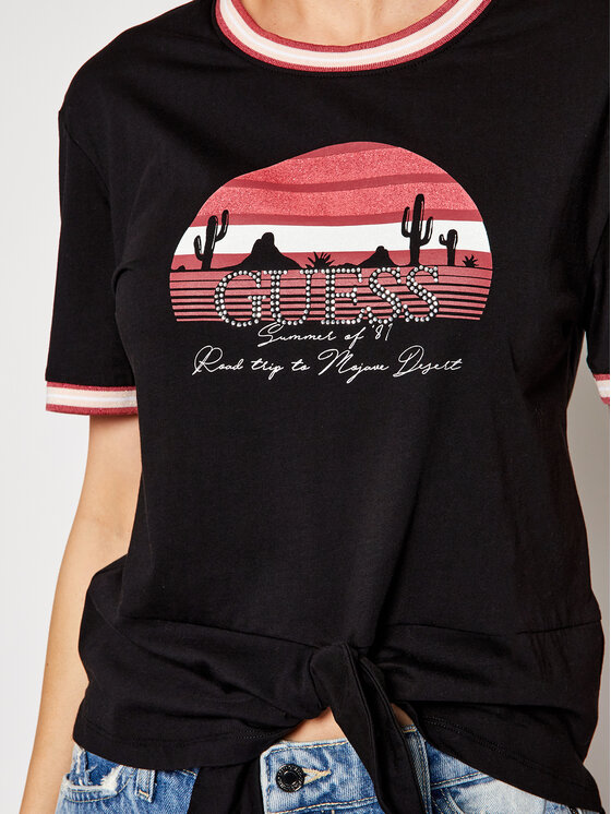 T-shirt Virginia W1GI0T JA911 Nero Regular Fit