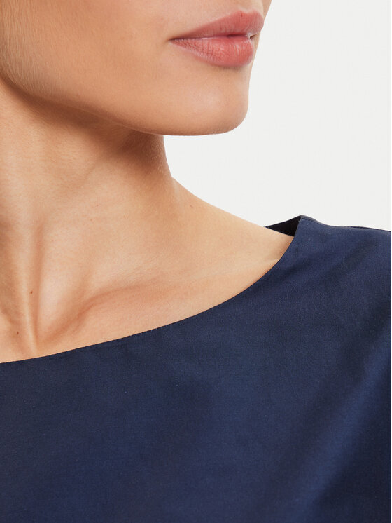 Weekend Max Mara Weekend Max Mara Bluse Parana 2425166021 Dunkelblau Relaxed Fit