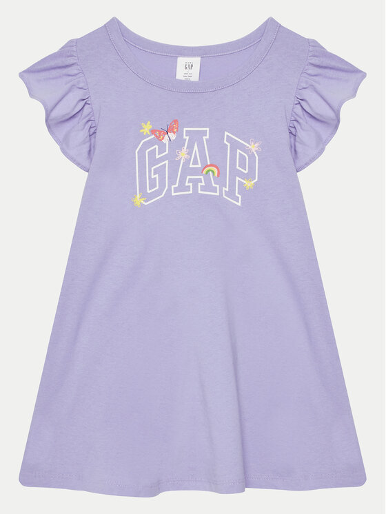 Gap Gap Haljina za svaki dan 744470-01 Ljubičasta Regular Fit