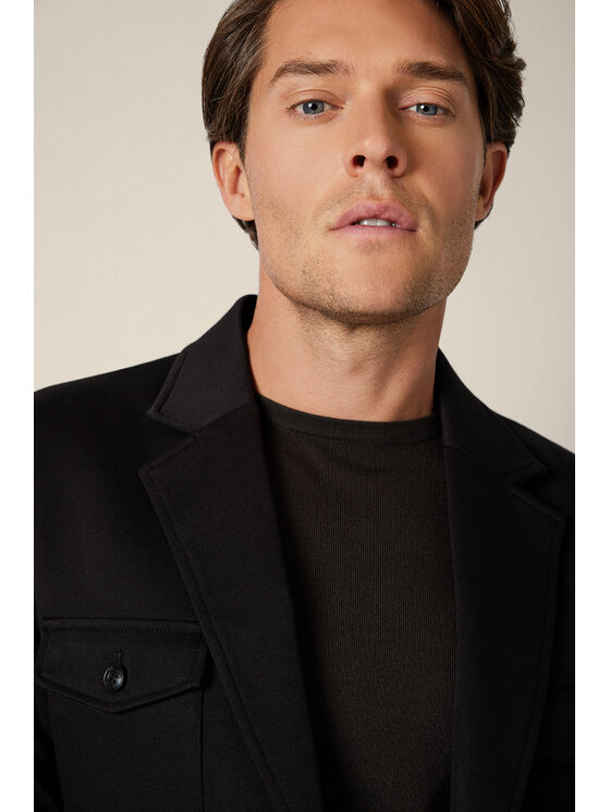 Lancerto Lancerto Marynarka Lothar MA131225000024 Czarny Slim Fit