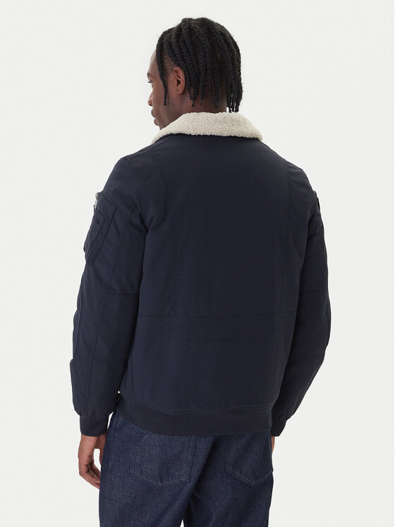 Aeronautica Militare Aeronautica Militare Bomber striukė 252AB3024UCT03151 Tamsiai mėlyna Regular Fit