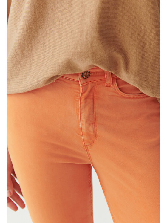 TATUUM TATUUM Jeansy ROMIKI Pomarańczowy Skinny Fit