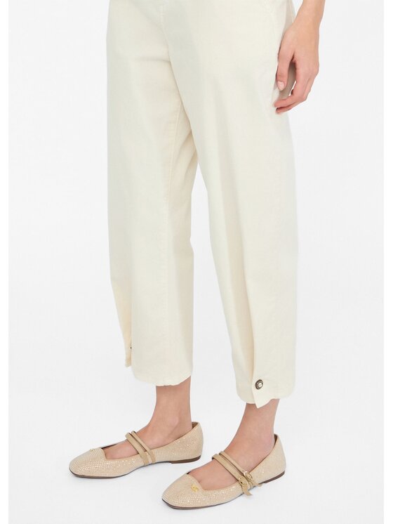 Liu Jo Liu Jo Pantaloni di tessuto MF5307T819120304 Beige Carrot Fit