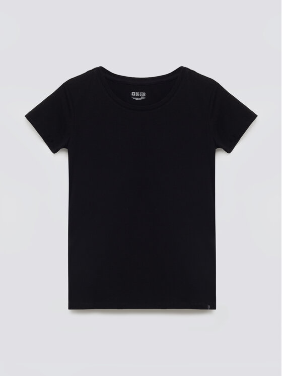 BIG STAR BIG STAR T-Shirt CLASSACA Czarny Slim Fit