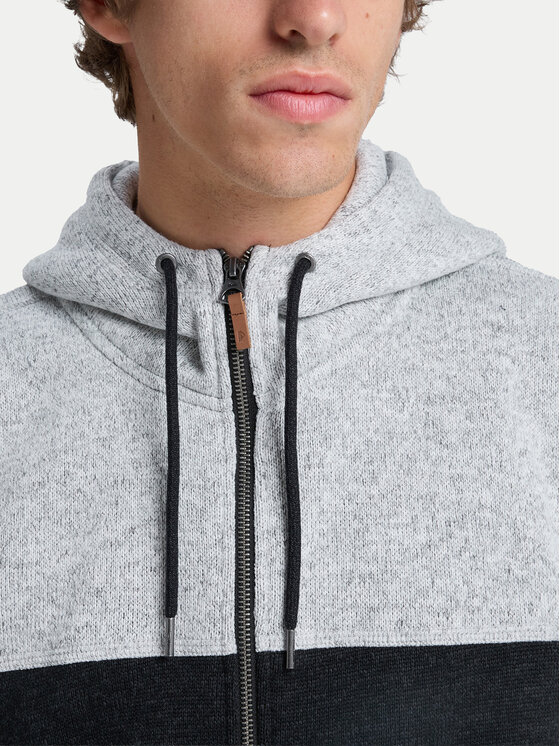 Quiksilver Quiksilver Jopa Keller Block Zip EQYFT05122 Siva Regular Fit