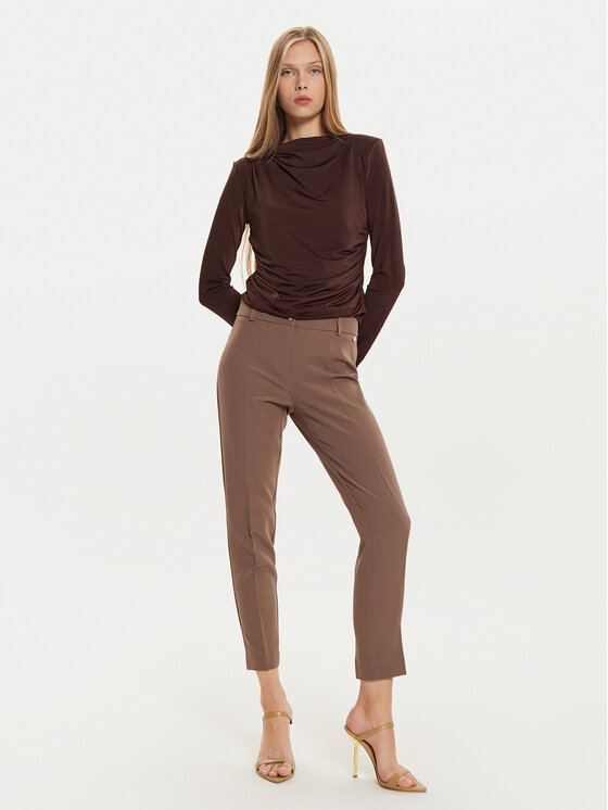 Maryley Maryley Stoffhose 24IB52Z/M19/43WO Braun Regular Fit