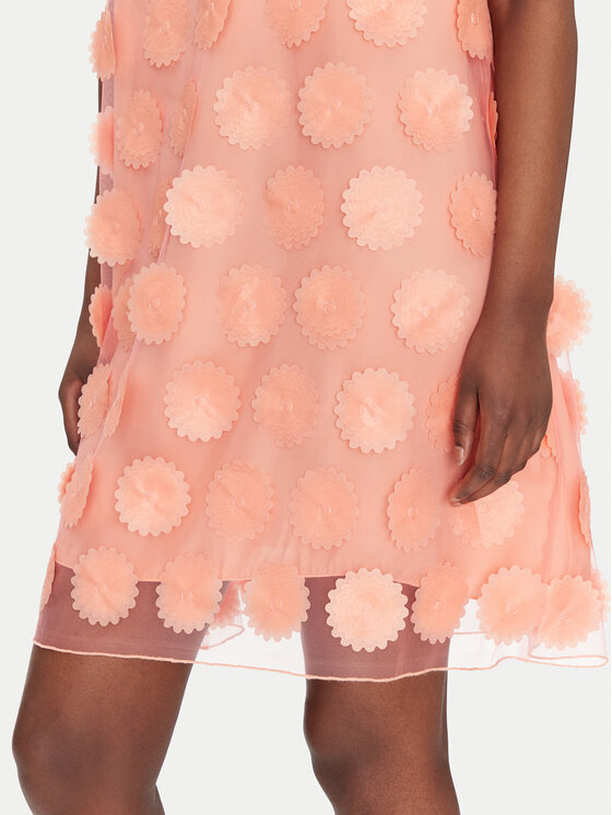 Bruuns Bazaar Bruuns Bazaar Sukienka koktajlowa Wega BBW4544 Koralowy Regular Fit