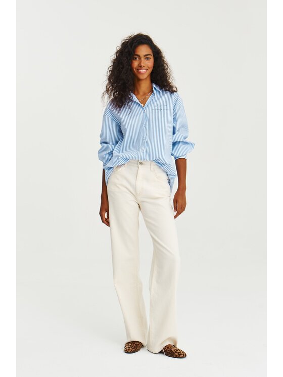 NAOKO NAOKO Košile Bluebell Modrá Regular Fit
