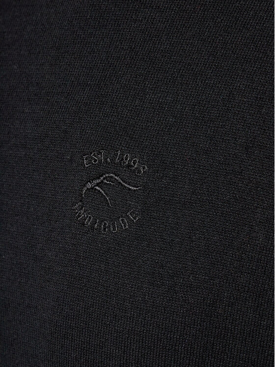 INDICODE INDICODE Πουλόβερ Wildman 35-697 Μαύρο Regular Fit