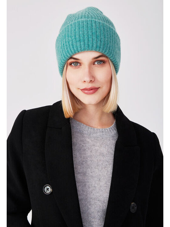 Style Republic Style Republic Czapka Kaszmir Zielony jasny