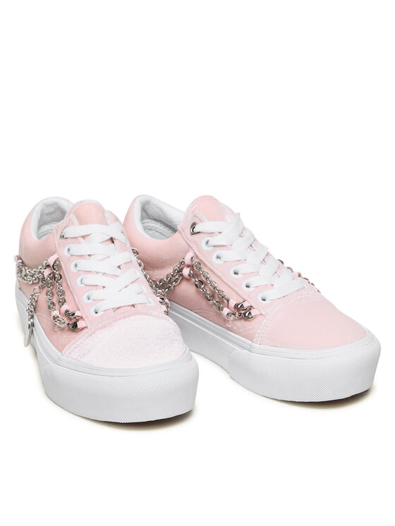 Vans platform rosa on sale