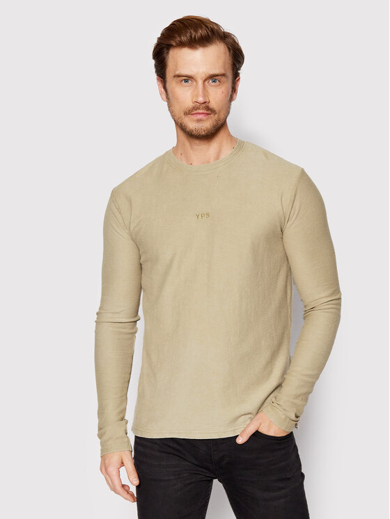 Longsleeve Duke Structure 106951 Beige Regular Fit...