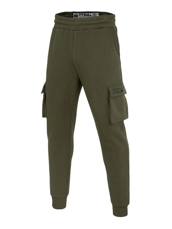 PITBULL PITBULL Spodnie dresowe Spodnie Khaki Regular Fit