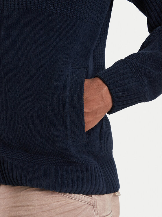 Aeronautica Militare Aeronautica Militare Cardigan 262MA1671UL00954 Bleumarin Regular Fit