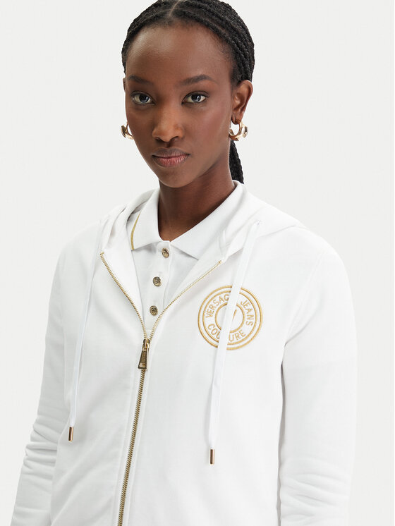 Versace Jeans Couture Versace Jeans Couture Sweatshirt 80HAIT02 CF01T Weiß Regular Fit