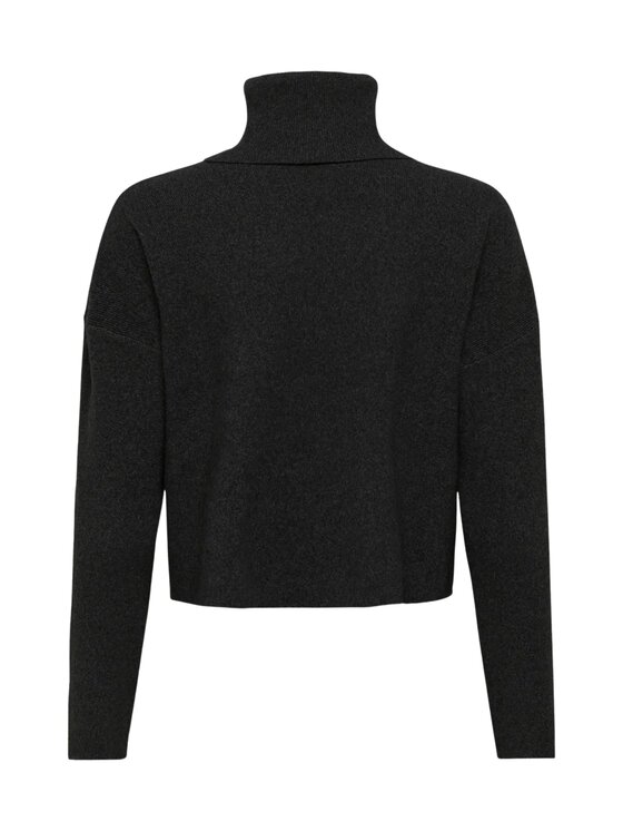 ONLY ONLY Πουλόβερ Onlama life ls rib rollneck Μαύρο Regular Fit
