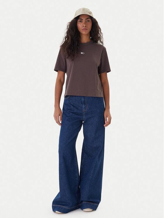 Tommy Jeans Tommy Jeans T-Shirt Badge DW0DW22202 Braun Boxy Fit