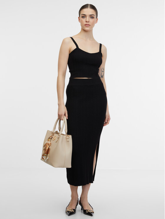 Orsay Orsay Top 1000340660000__XS Czarny Regular Fit