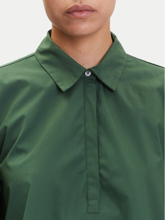 Marella Marella Sukienka koszulowa Medicea 2515221192 Zielony Relaxed Fit