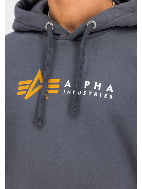 Alpha Industries Alpha Industries Mikina AI.118331-136-XXL Sivá Regular Fit