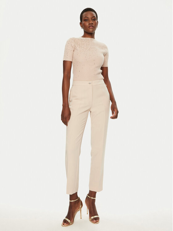 Marciano Guess Marciano Guess Pantaloni di tessuto 5RGB03 7115A Beige Slim Fit