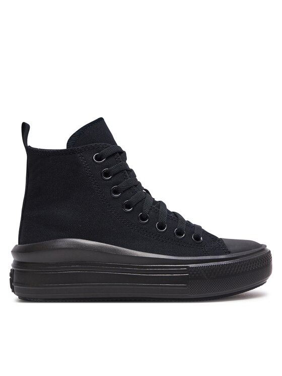 All black platform converse store