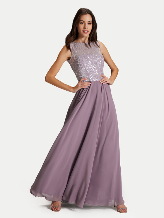 Swing Robe de soiree 5AH15700 Violet Slim Fit Modivo