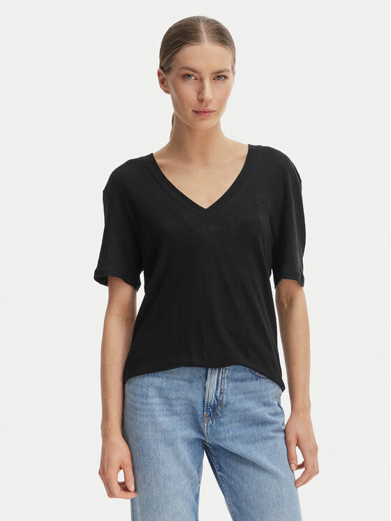 BOSS BOSS T-Shirt C_Ela_1 50538645 Černá Oversize