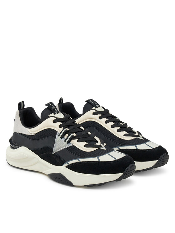 Guess Guess Sneakersy FMJVAL ELE12 Czarny