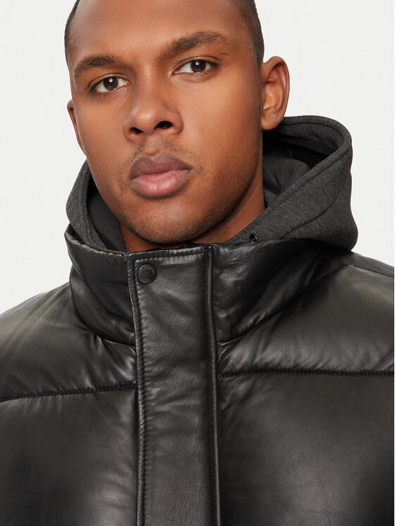 Milestone Milestone Giacca di pelle Wesley 431040 21085 Nero Regular Fit