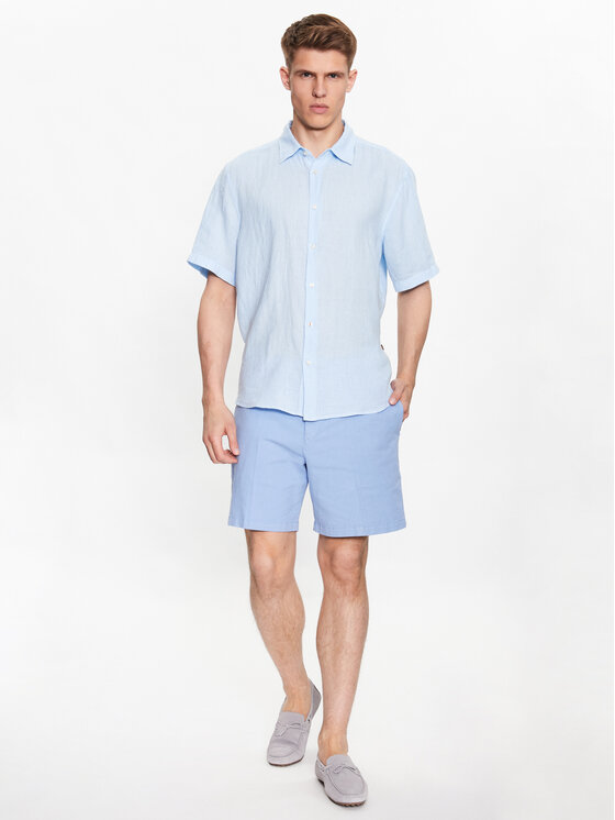 Camicia 50489345 Blu Regular Fit