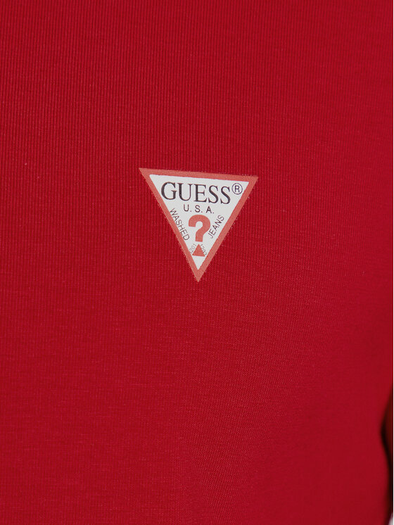 Guess Guess T-Shirt M2YI24 J1314 Κόκκινο Slim Fit