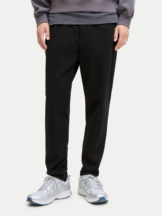 Jack&Jones Spodnie materiałowe Ace Neo 12282533 Czarny Tapered Fit